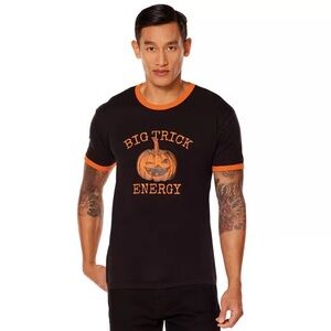 Spirit Halloween Big Trick Energy Jack-o’-lantern Tee NWT!